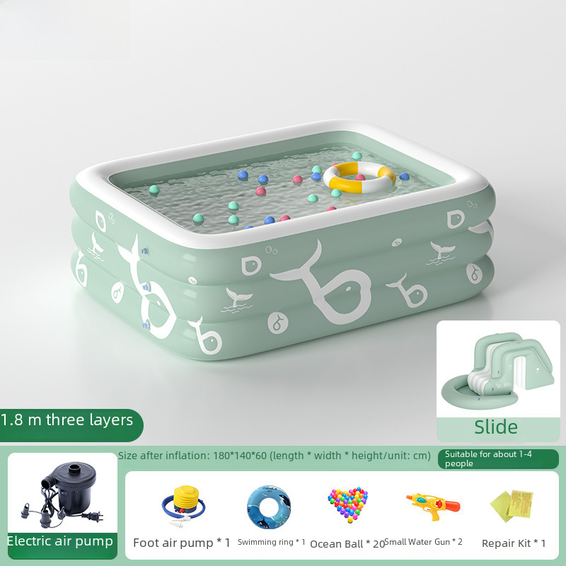 Inflatable swimming pool