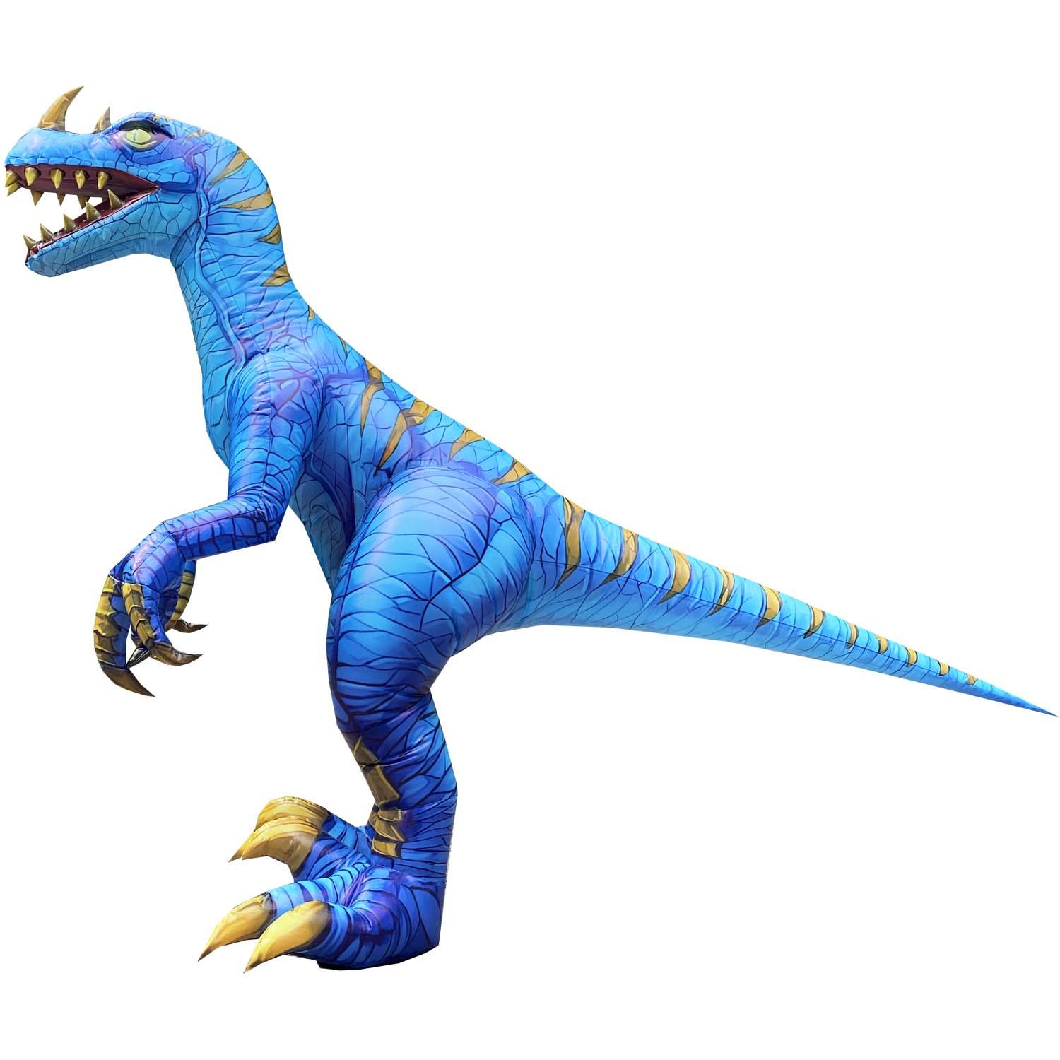 Inflatable Velociraptor costume
